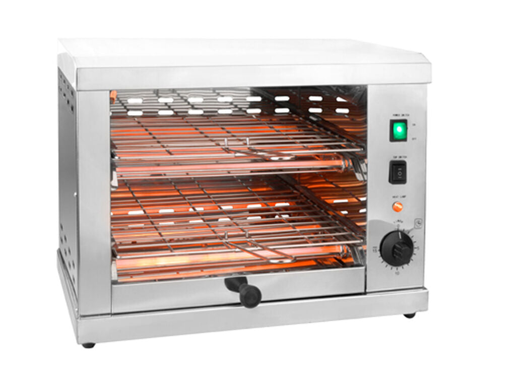 TOSTADOR ELÉCT. HORIZONTAL PARRILLA DOBLE