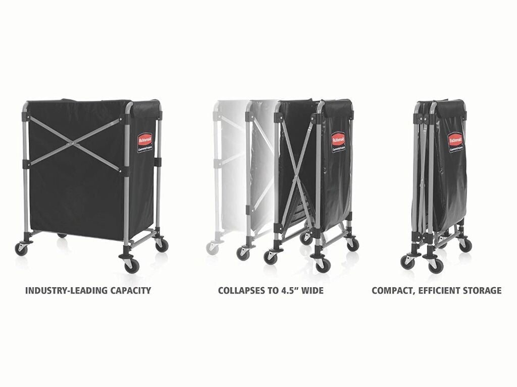 Carro plegable Rubbermaid x-cart 150l (2)