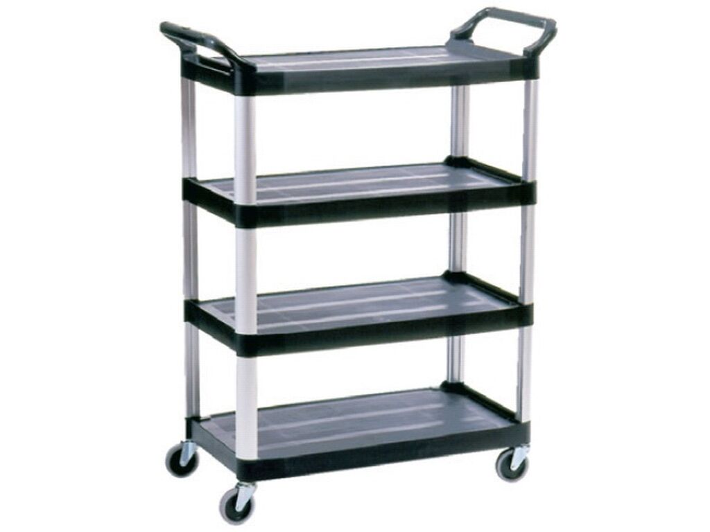 Carro servicio Rubbermaid x-tra negro fg409600