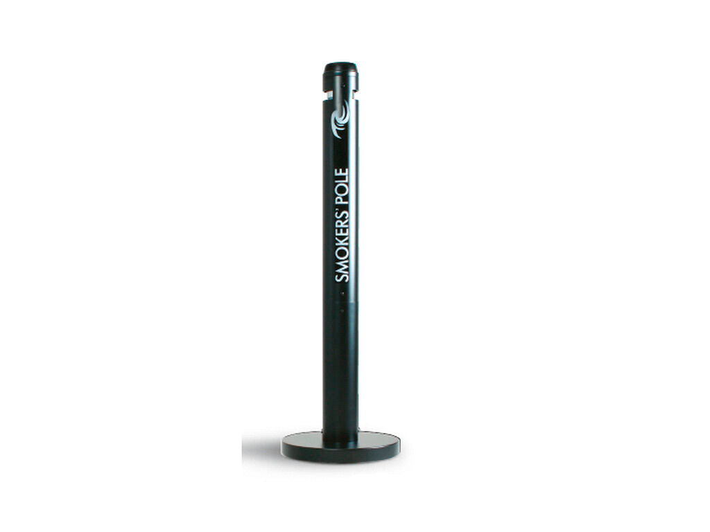 CENICERO RUBBERMAID POLE NEGRO