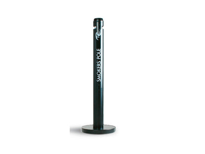 CENICERO RUBBERMAID POLE NEGRO