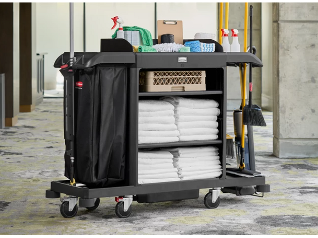 CARRO DE CAMARERA RUBBERMAID GRANDE (2)