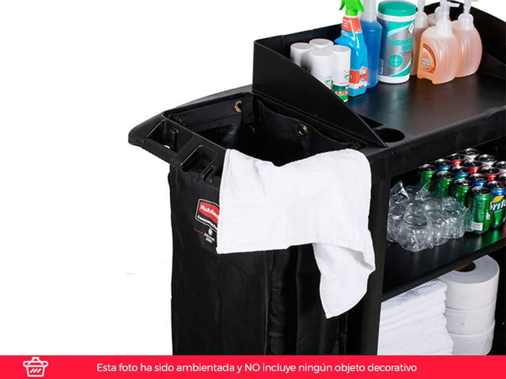 Carro de camarera Rubbermaid grande (3)