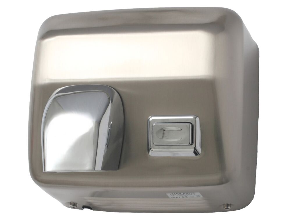 SECAMANOS JVD OURAGAN PULSADOR INOX BRILLO