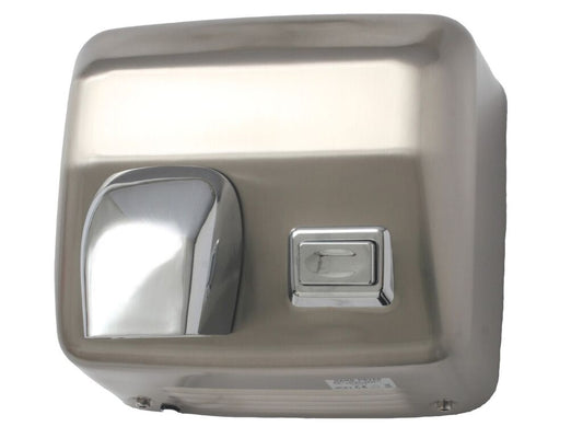 SECAMANOS JVD OURAGAN PULSADOR INOX SATINADO