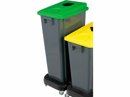 Tapa Azul Papel Para Contenedor Triselectivo