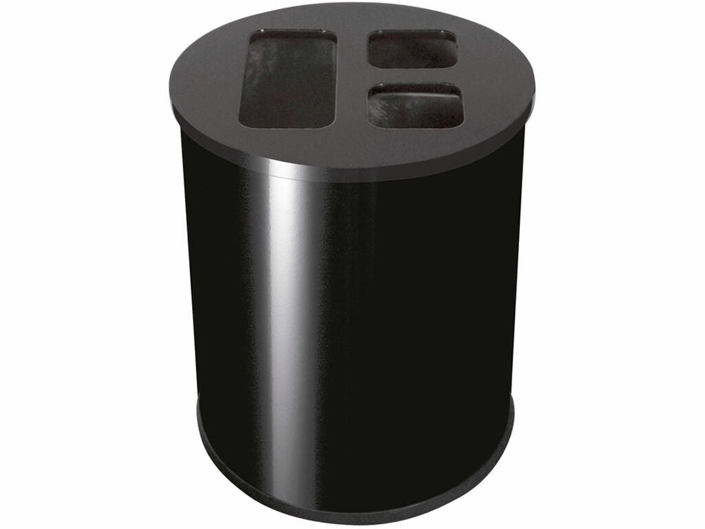 Contenedor Triselectivo JVD 40L Negro