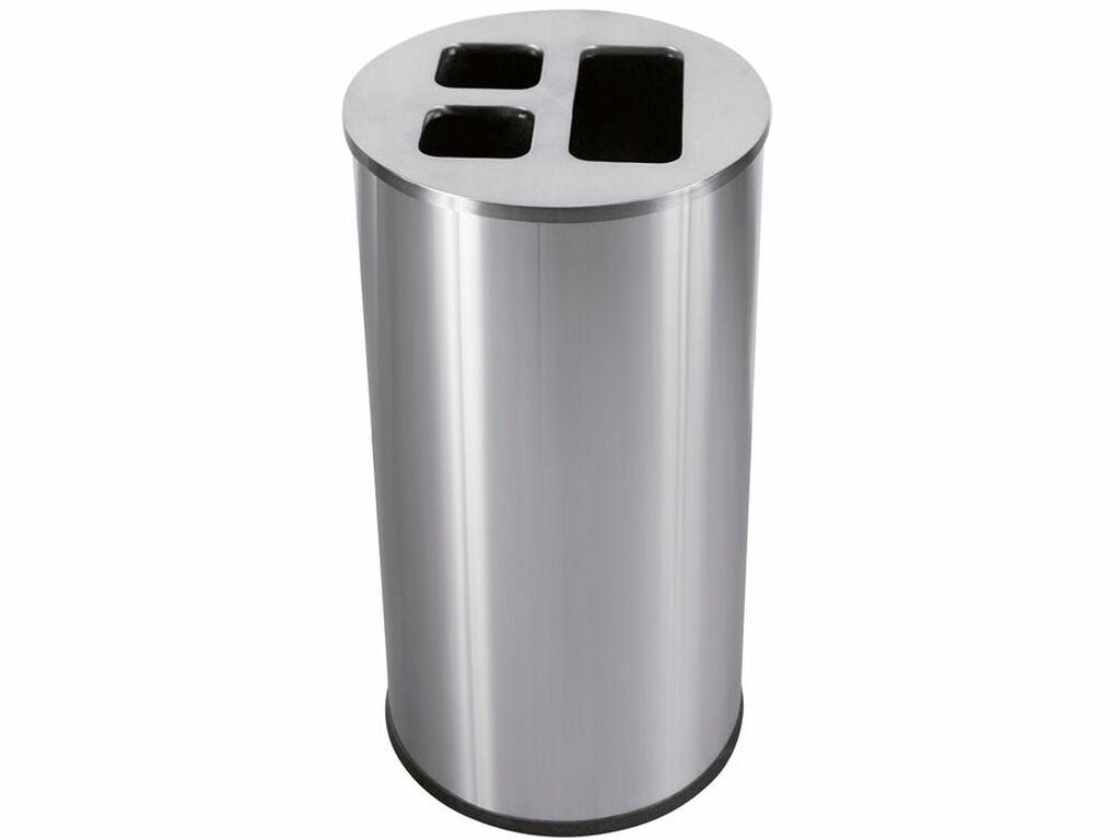 Contenedor Triselectivo JVD 60L Inox Satinado