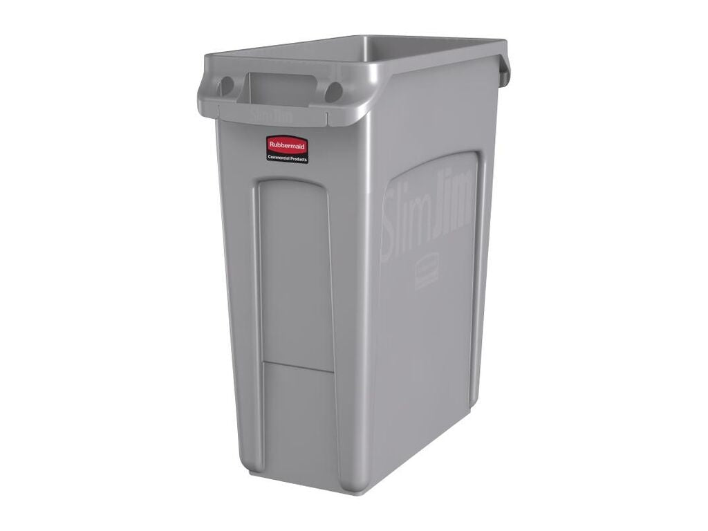CONTENEDOR DE RESIDUOS RUBBERMAID SLIM JIM 87 LITROS