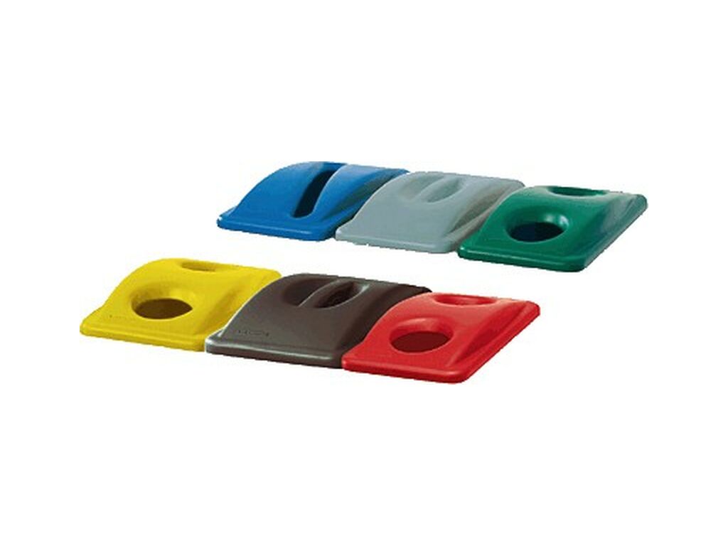 CONTENEDOR DE RESIDUOS RUBBERMAID SLIM JIM 87 LITROS (2)