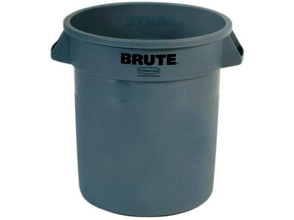Contenedor Redondo Brute Rubbermaid Gris