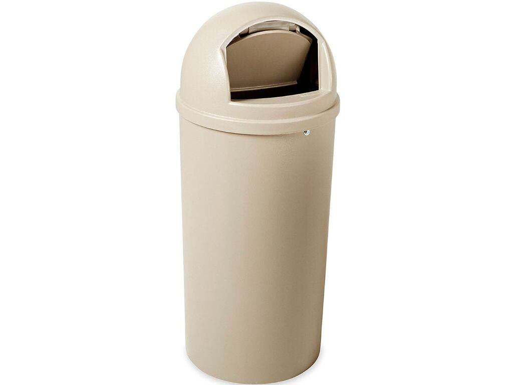 Contenedor Rubbermaid Marshal Classic Beige 95 L (1)