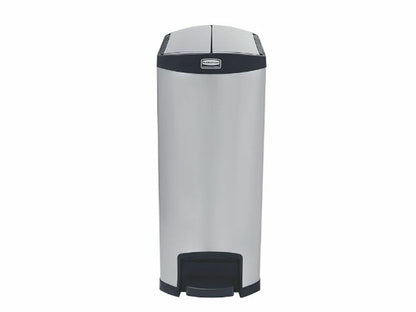 CONTENEDOR EN METAL DE PEDAL LATERAL SLIM JIM 90L