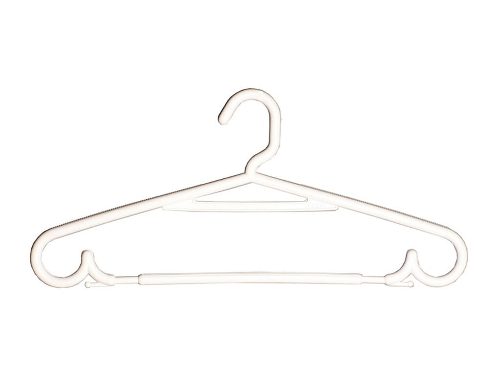 PERCHA DE PLÁSTICO REDONDA CON BARRA (1)