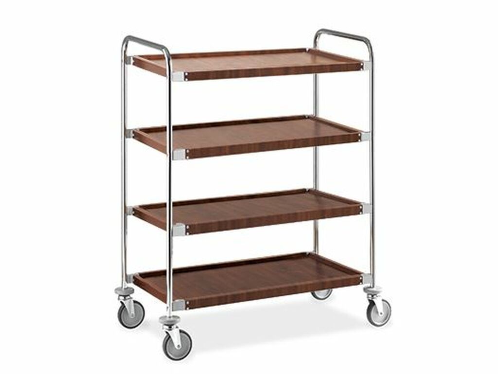Carro servicios alto m 4010 walnut