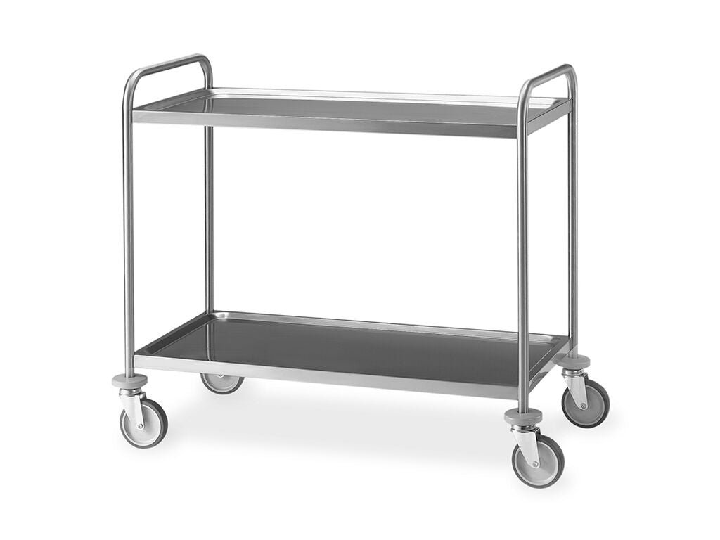Carro servicios acero inox 2 bolted