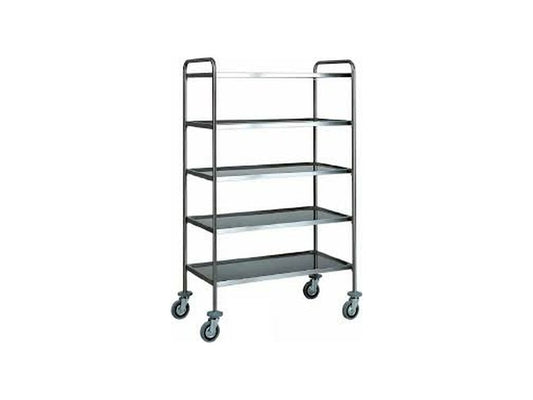 Carro servicios acero inox 5 bolted