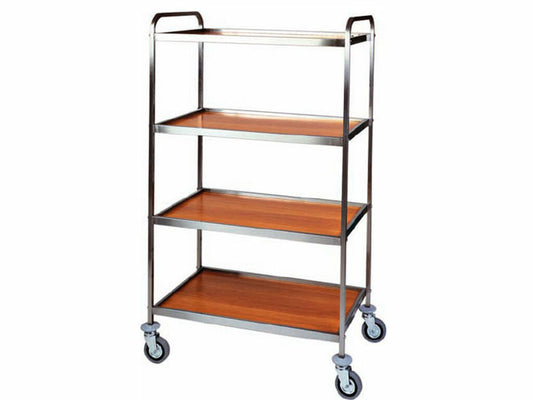 Carro servicios 4 melamina tobacco oak