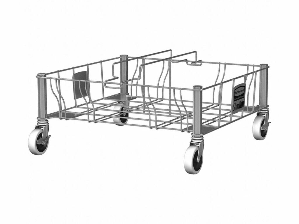 CARRO SLIM JIM RUBBERMAID INOX DOLLY (2) & CARRO SLIM JIM RUBBERMAID INOX DOLLY doble