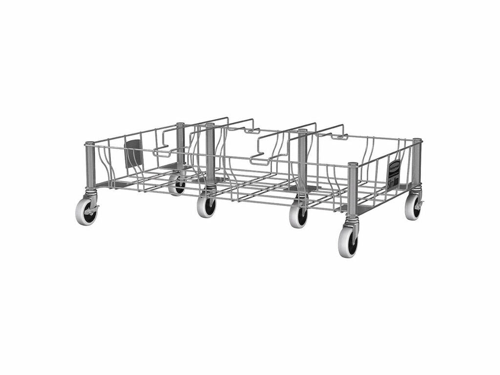 CARRO SLIM JIM RUBBERMAID INOX DOLLY (3) & CARRO SLIM JIM RUBBERMAID INOX DOLLY triple