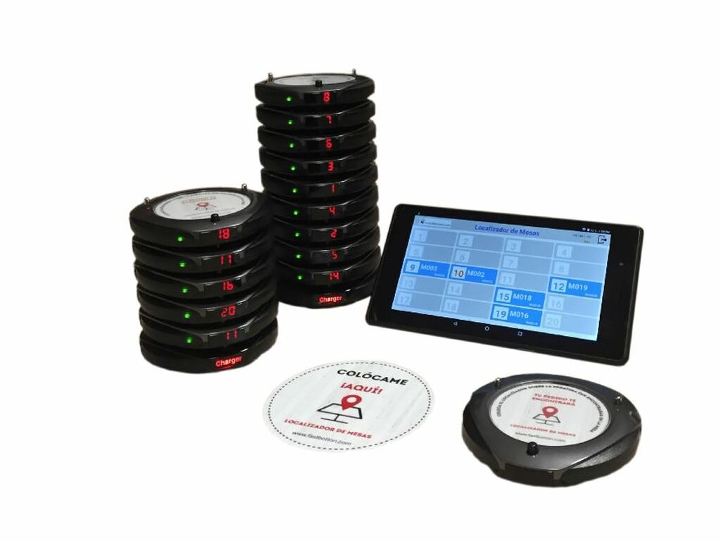 LOCALIZADOR DE MESAS - EQUIPO COMPLETO