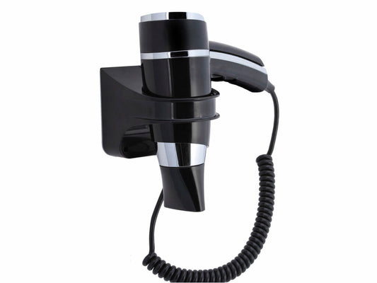 SECADOR DE PELO BRITTONY NEGRO JVD CON SOPORTE BASICO