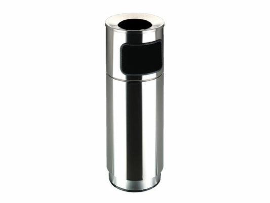 PAPELERA CENICERO STEEL ELEGANTE
