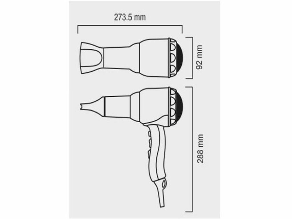 SECADOR DE PELO SWISS METAL MASTER PUSH 2000W – Todo Para Tu Hotel