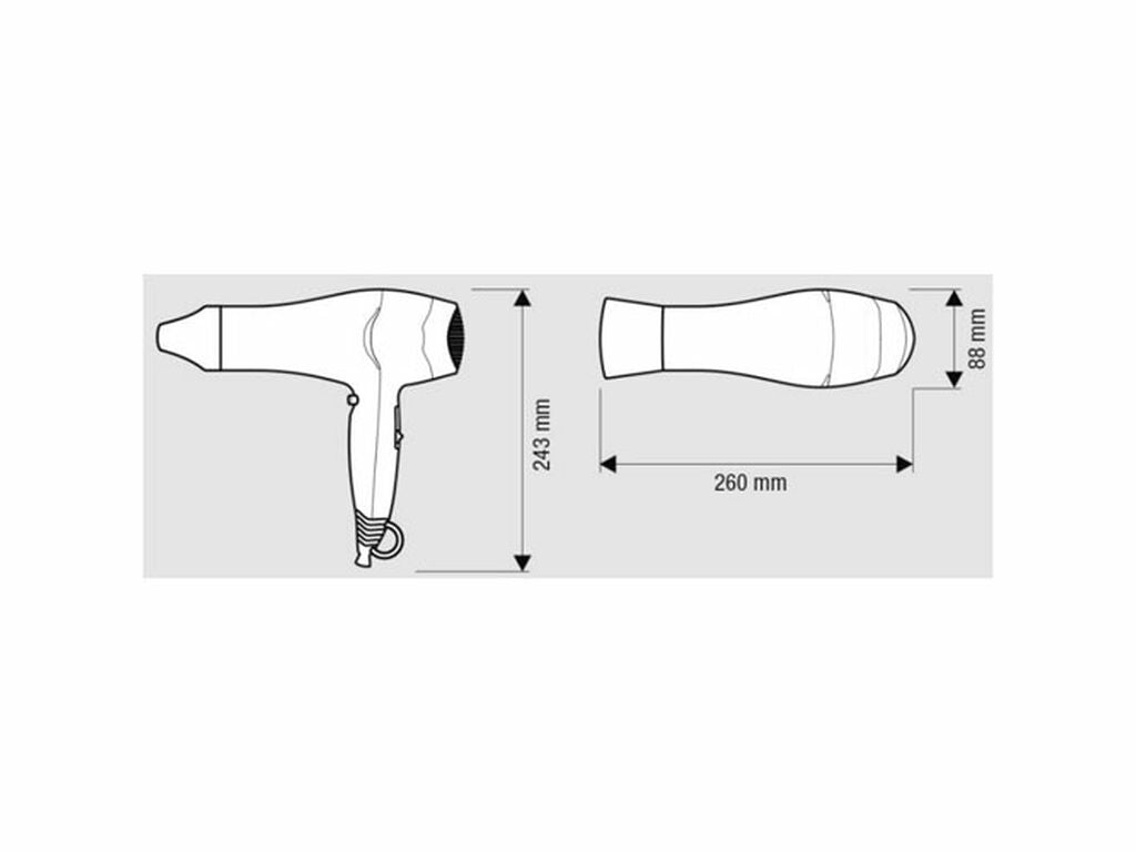 SECADOR DE PELO EXCEL 1800W CON SOPORTE (1)