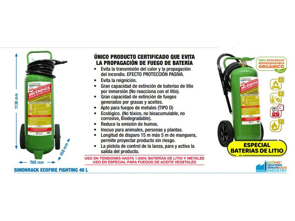 EXTINTOR ECOFIRE PARA BATERIAS DE LITIO 40 LITROS (1)