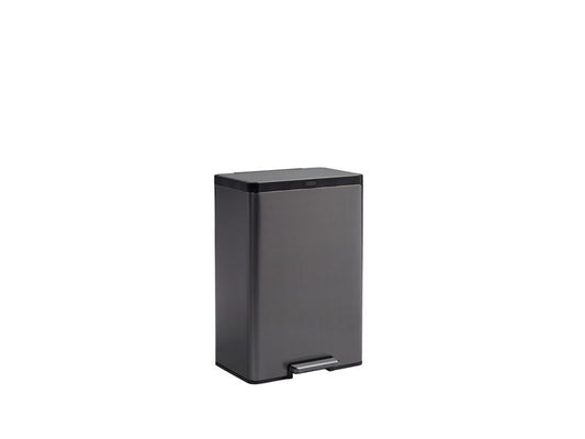 CUBO METALICO  RUBBERMAID ELITE DUAL PEDAL 40 L. GRIS OSCURO