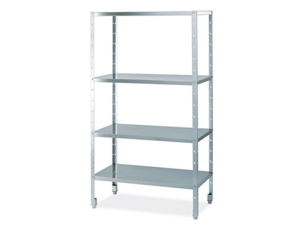 SISTEMA DE ESTANTERIAS INOX MODULARES AISI 304 PARA HOSTELERIA 180cm