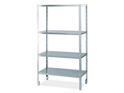 SISTEMA DE ESTANTERIAS INOX MODULARES AISI 304 PARA HOSTELERIA 200cm