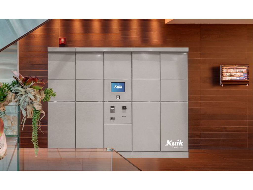Taquilla inteligente modular para hoteles Kuik Smart Lockers BTV