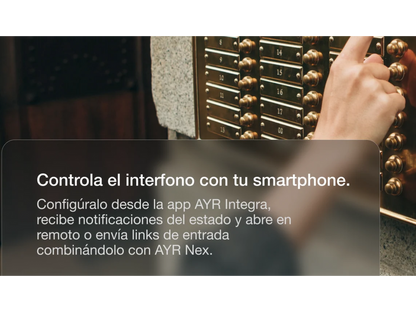 AYR Interphone – Telefonillo inteligente para apertura remota (2)