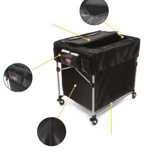 BOLSA PRETA PARA CARRINHO X-CART 150L