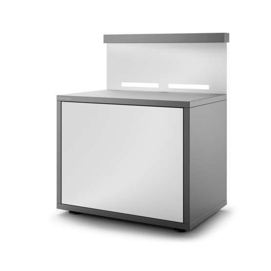 Cor cinza - branco SUPORTE FORGE ADOUR FECHADO PARA GRELHADOR INNOVA 65