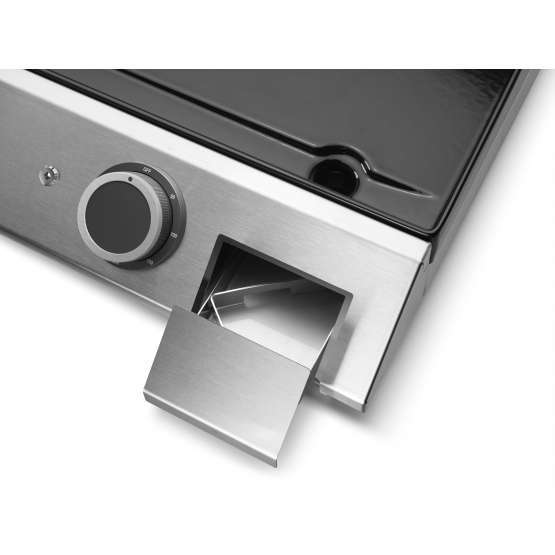 DETALHE LATERAL GRELHADOR ELÉCTRICO DOMESTIC FORGE ADOUR