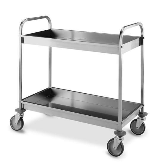 CARRINHO SERVIÇO INOX 2 DEEP REMOVÍVEL CARRINHO SERVIÇO INOX 2 DEEP REMOVÍVEL
