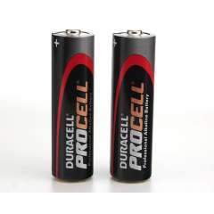 PILHAS ALCALINAS DURACELL PROCELL AA